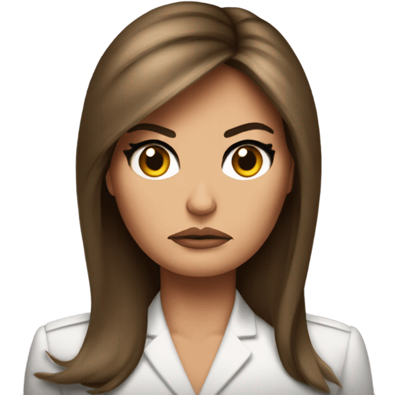 Melania Trump grumpy emoji