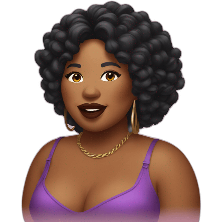 The singer Lizzo emoji