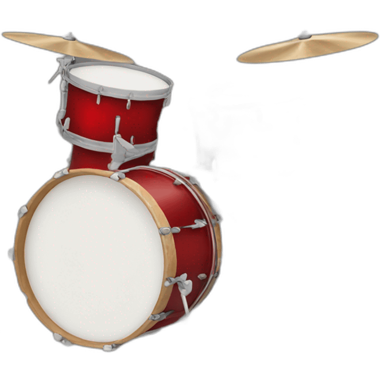 red drums emoji