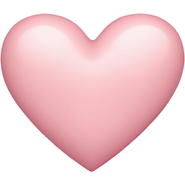 pastel pink heart emoji