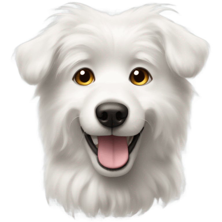 White dog  emoji