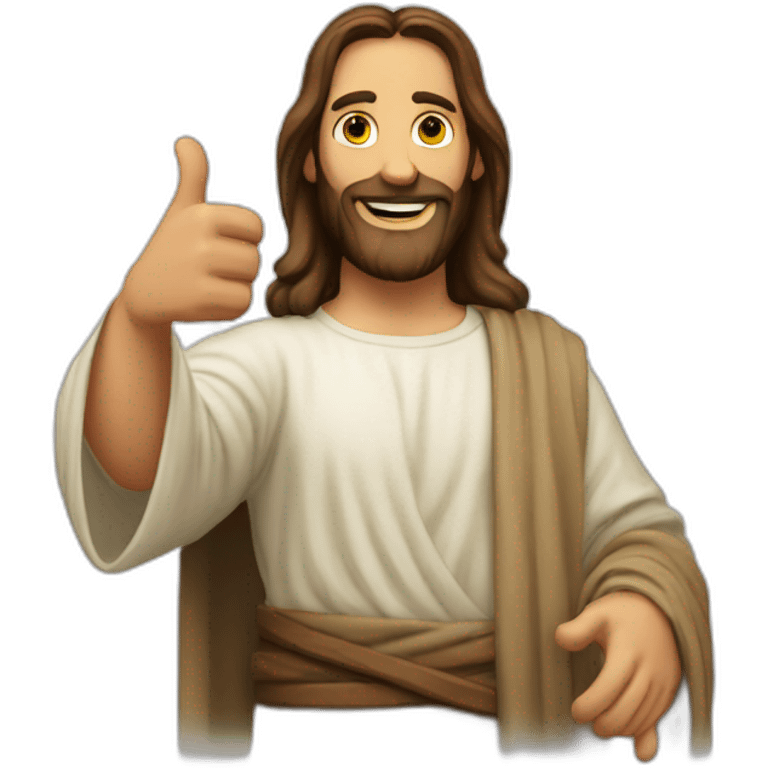 jesus-five-thumbs-up emoji