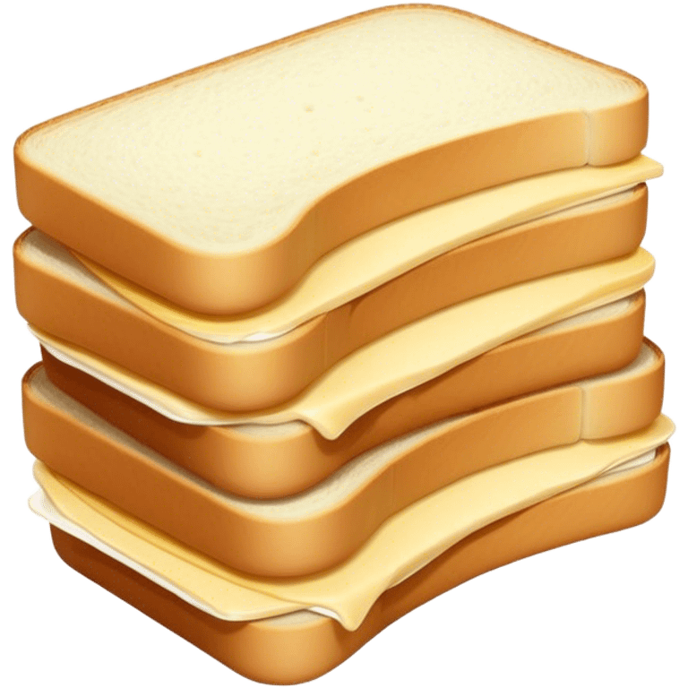 Stack of sandwich bread emoji