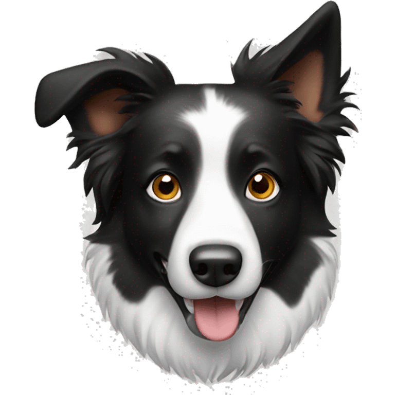 border collie dog emoji