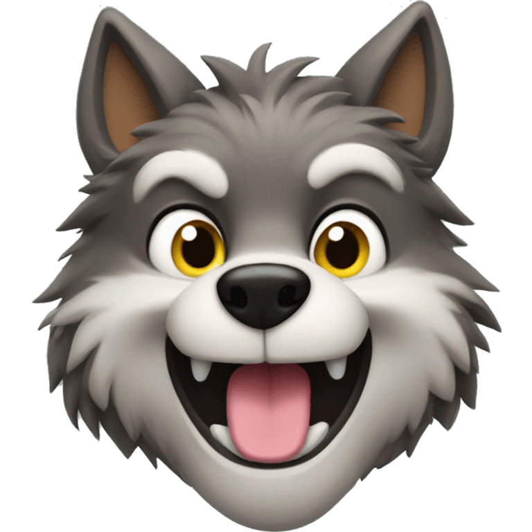 Furry wolf giving thumbs up emoji