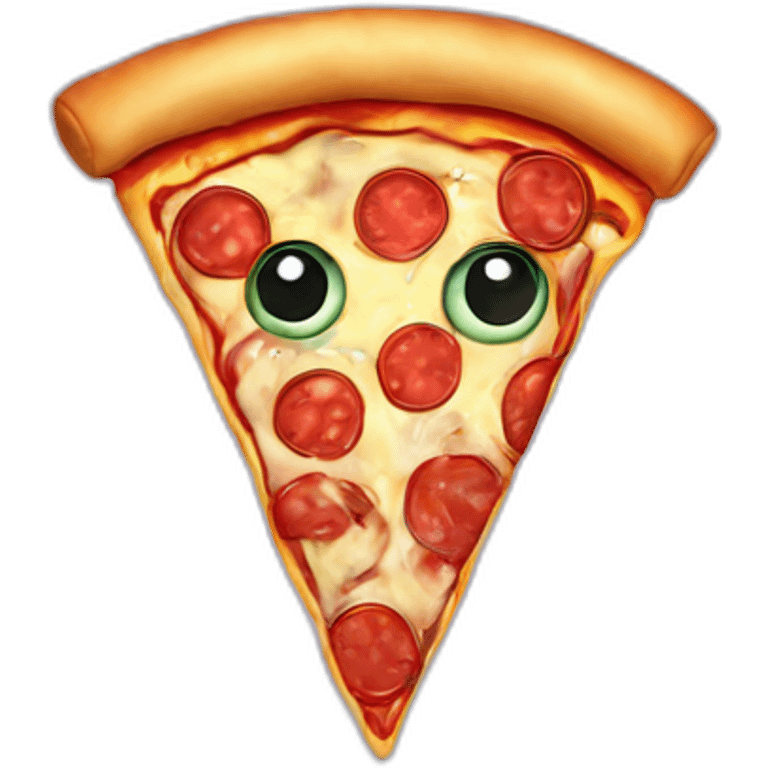 Pizza alien emoji