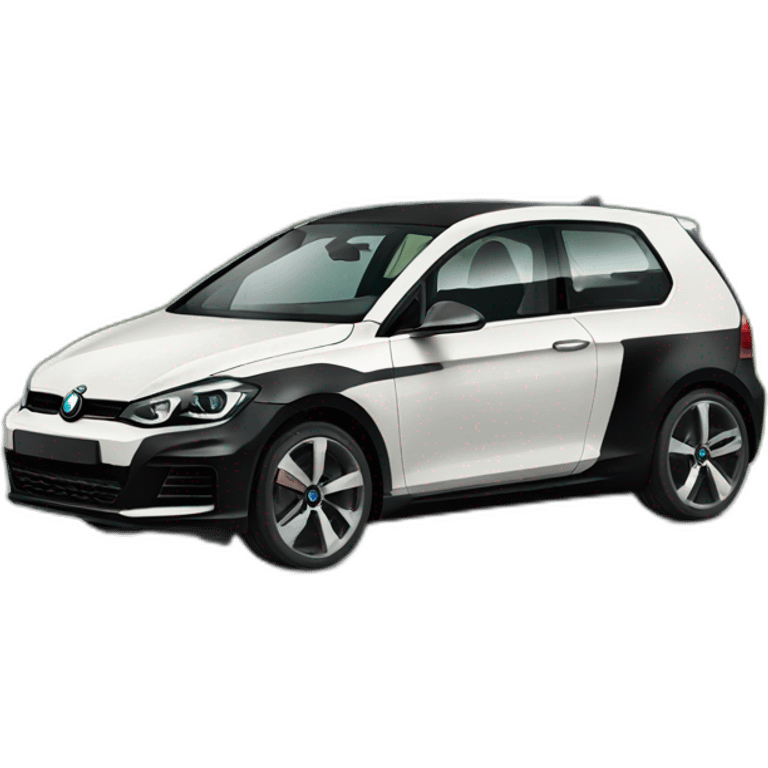 BMW / VW Golf car black emoji