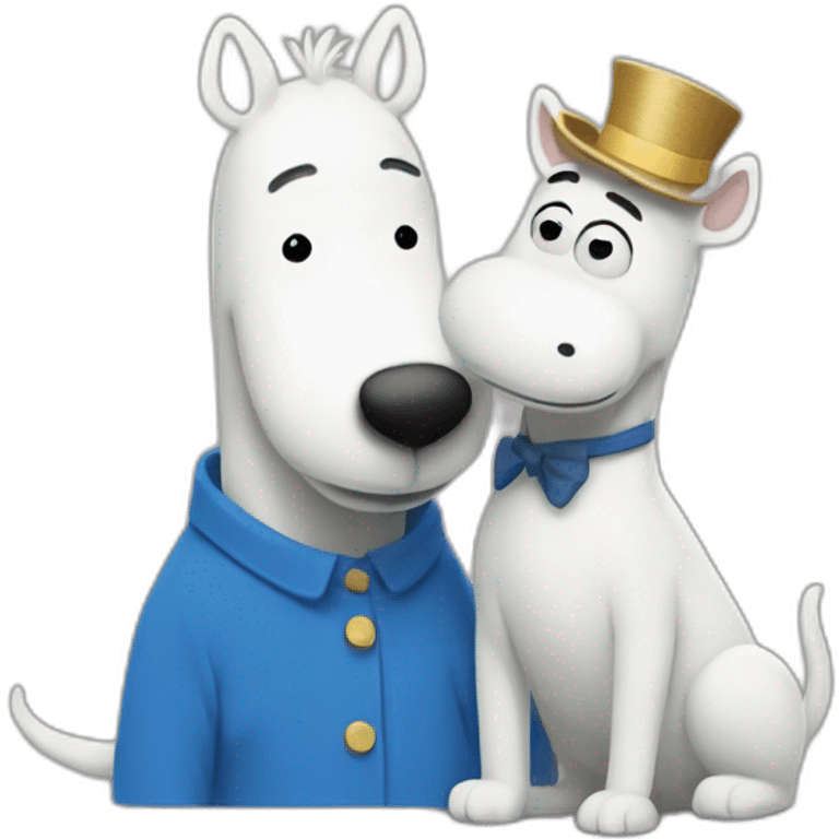 moomintroll and bluey emoji