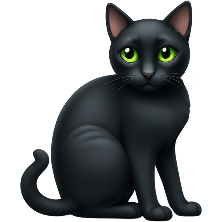 Black cat emoji