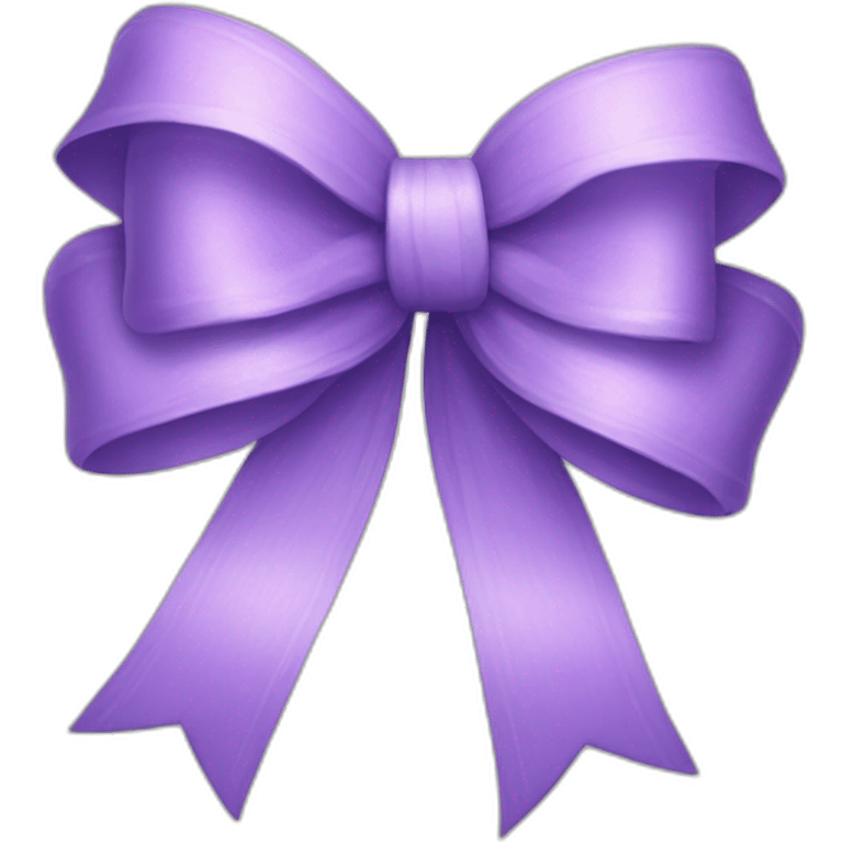 lilac bow emoji