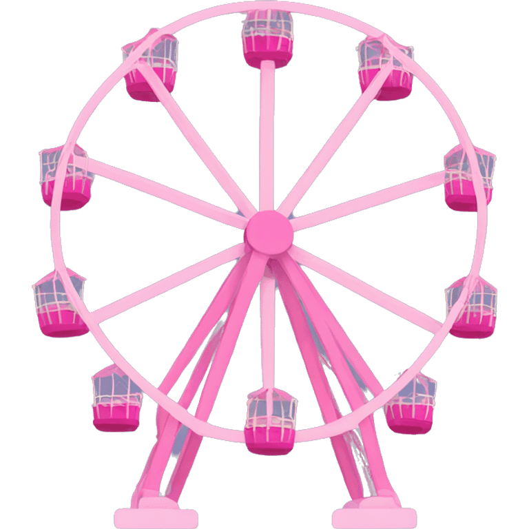 pink Ferris wheel emoji