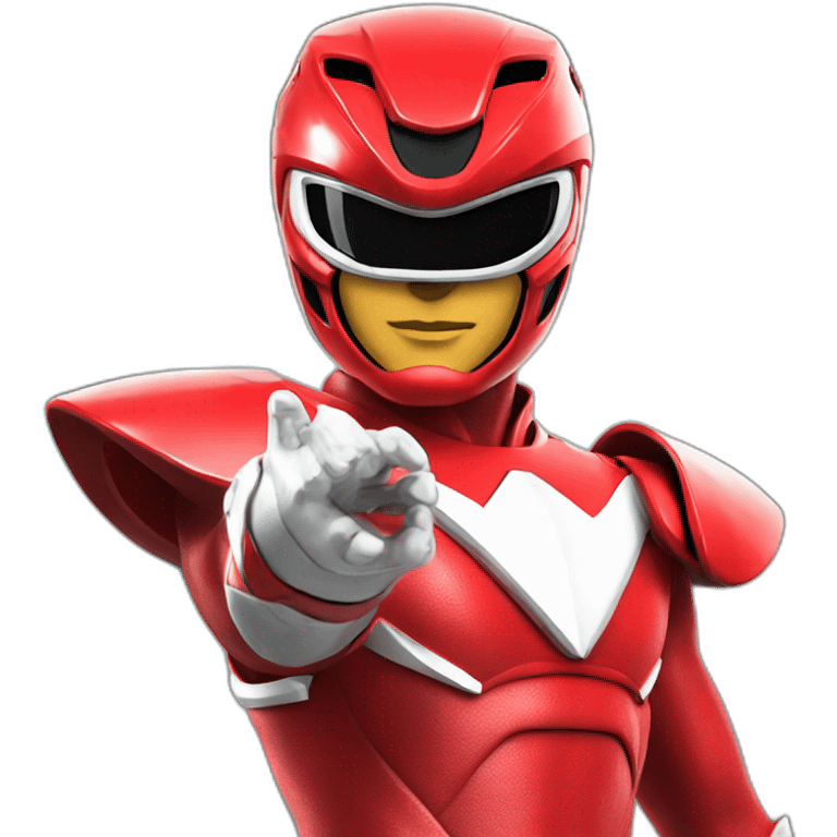 red power ranger emoji