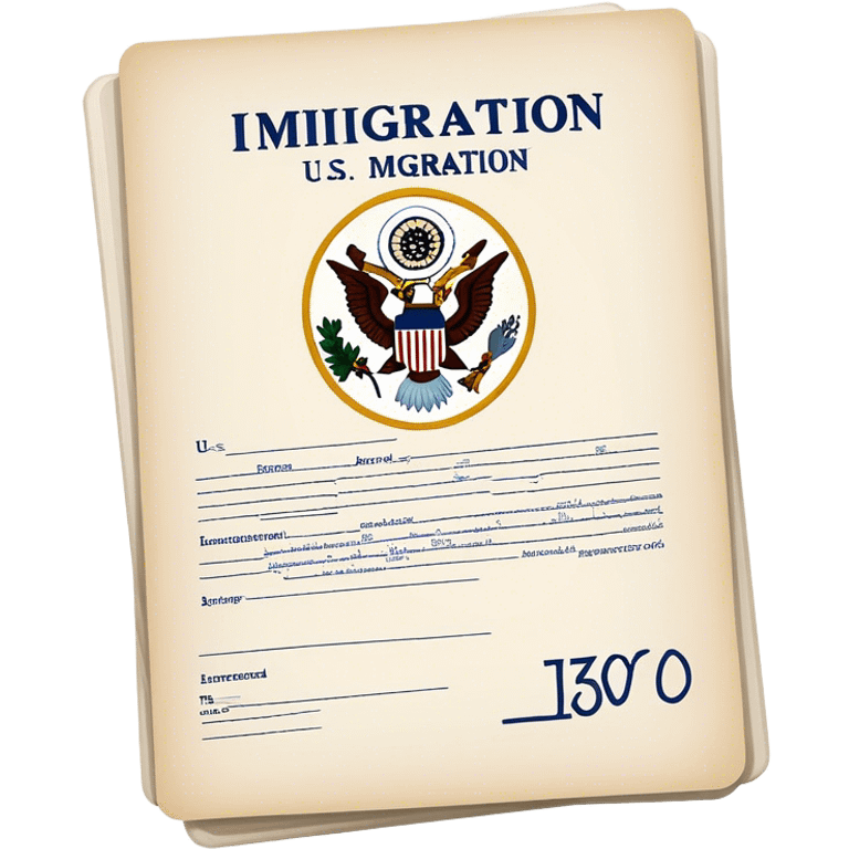 U.S. Immigration "I-130 Approved" emoji