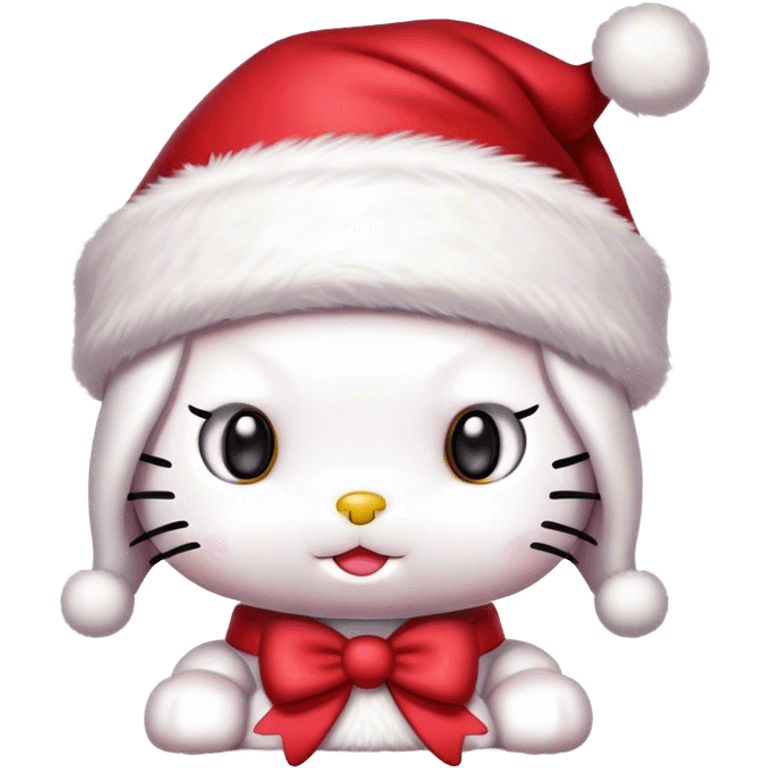 聖誕節的Hello kitty  emoji