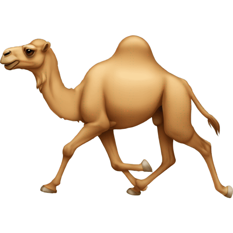 Running camel emoji