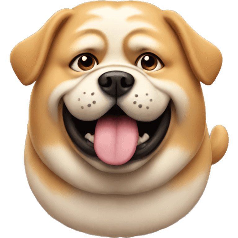 fat dog emoji