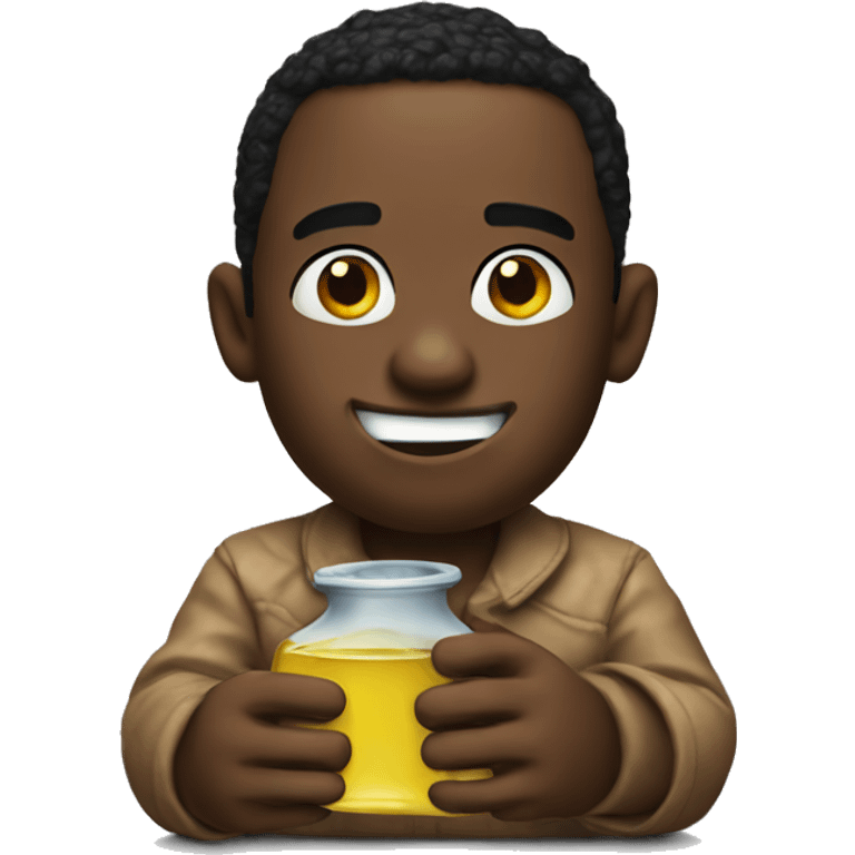 Diddy holding oil emoji