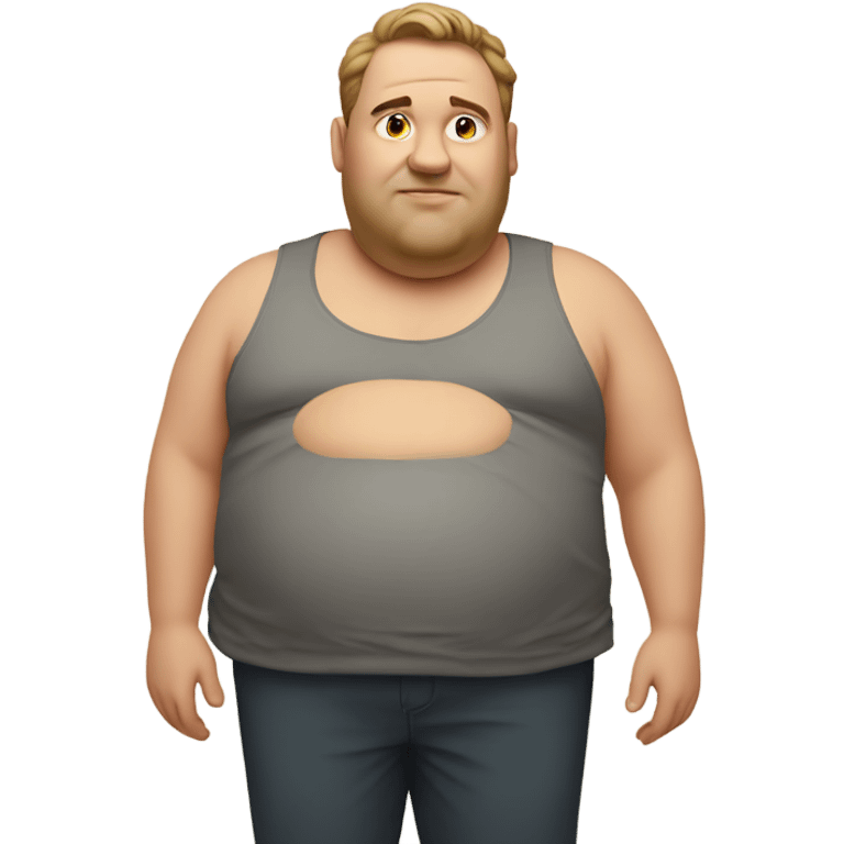 Fat man emoji