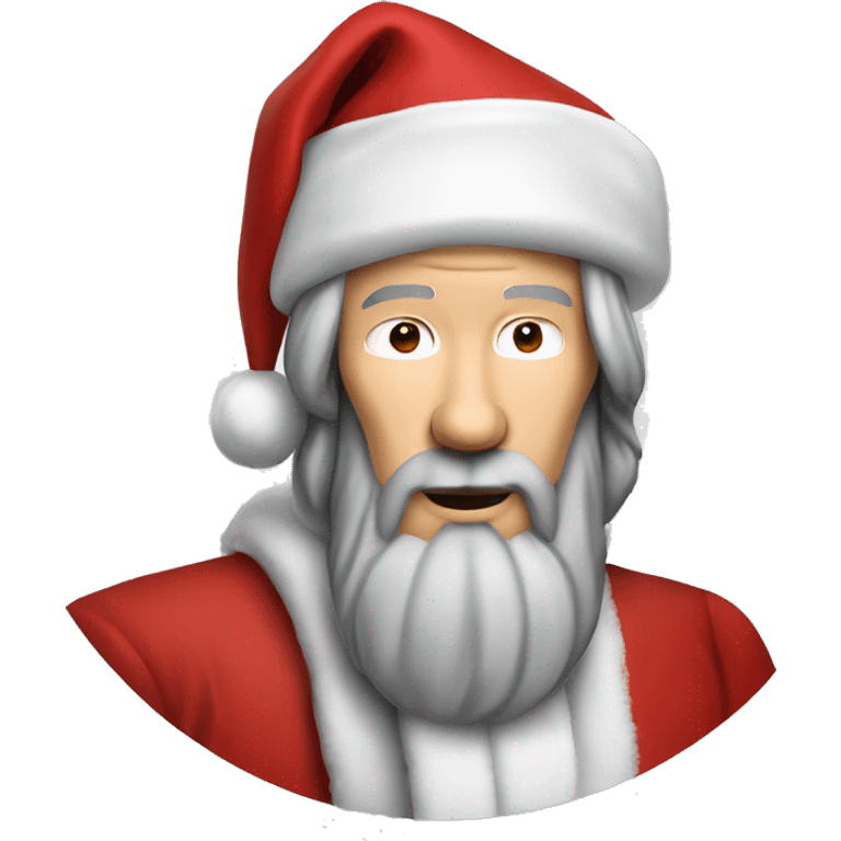 keanu reeves as santa claus emoji