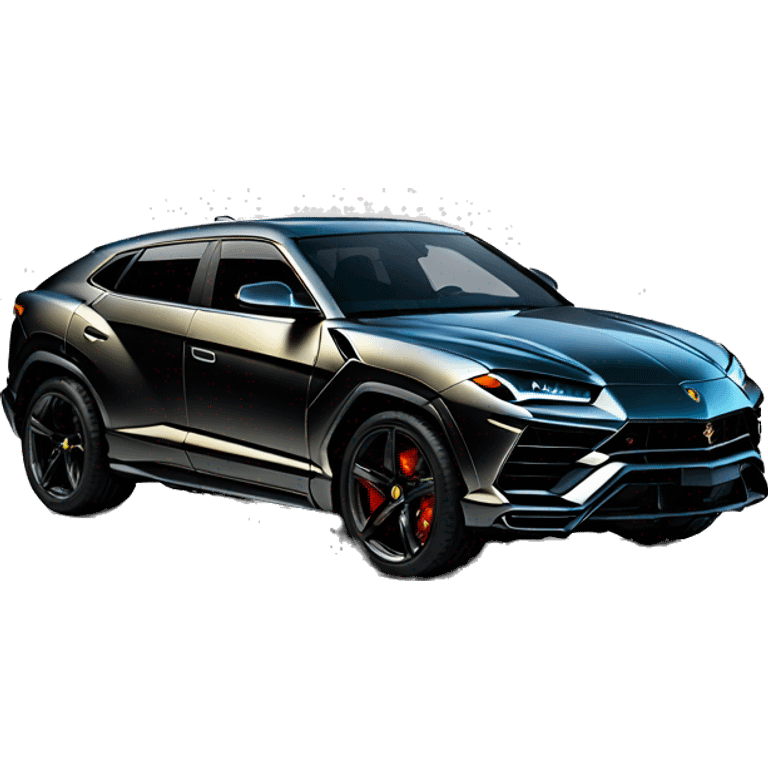 cian color Lamborghini urus emoji