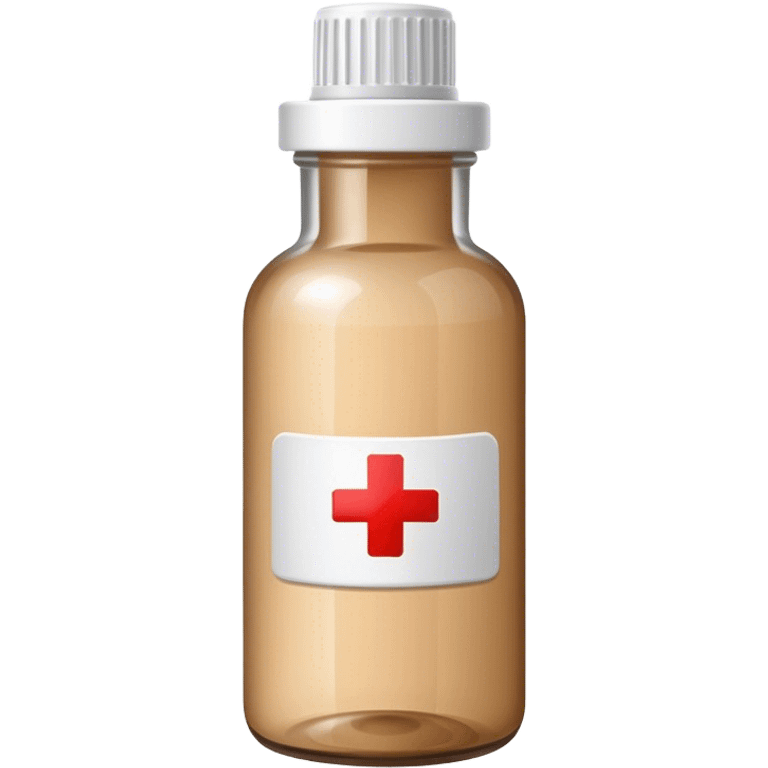 Beige medicin burk  emoji