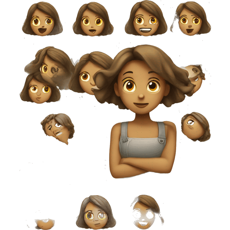 a girl thinking of a boy  emoji