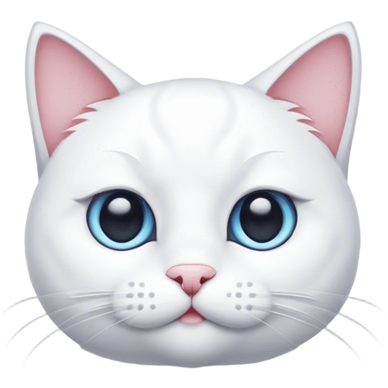 White cat emoji