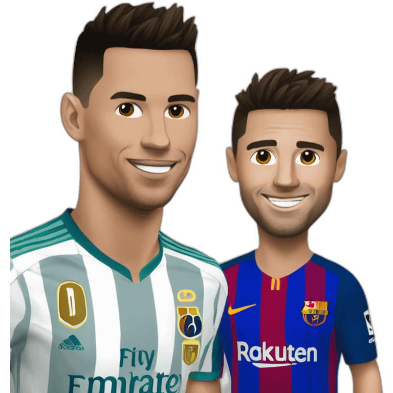 Ronaldo sur Messi  emoji