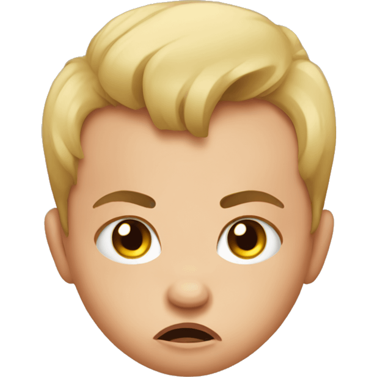 Angry baby emoji