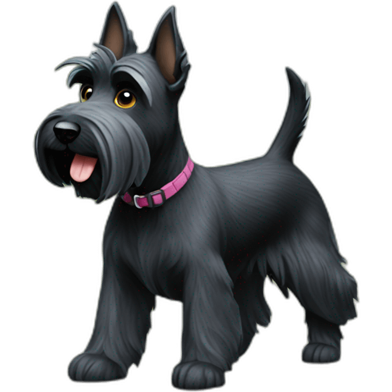 scottish-terrier-dog-walking emoji