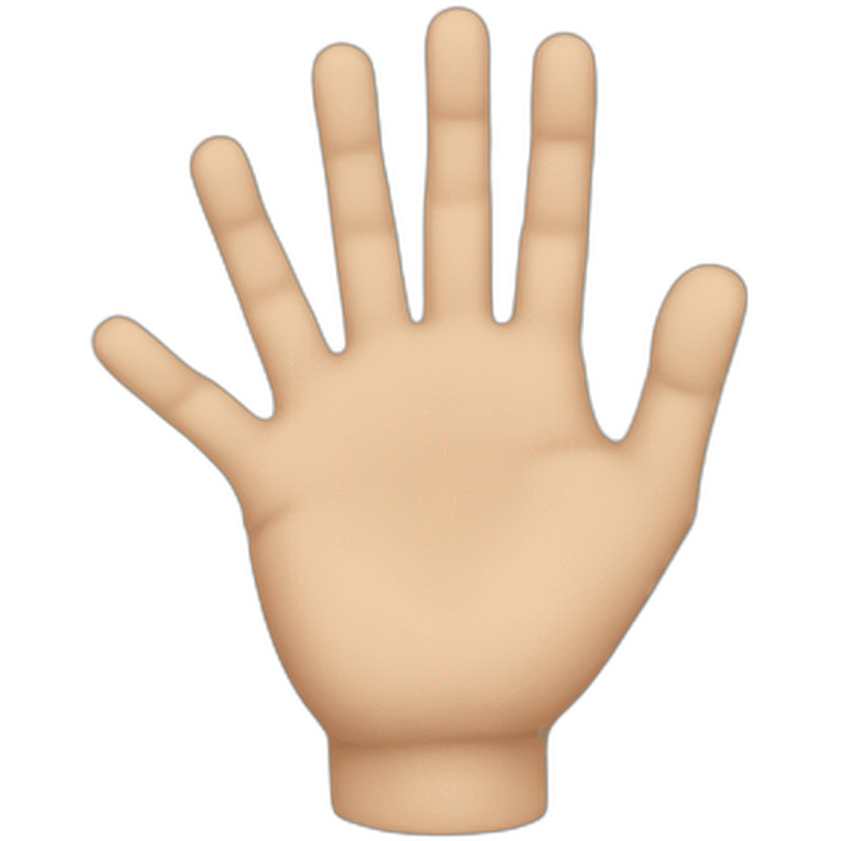 Hand emoji