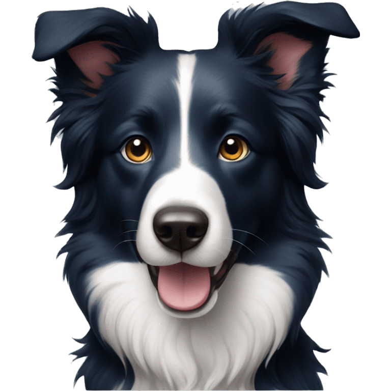 BORDER COLLIE blue emoji