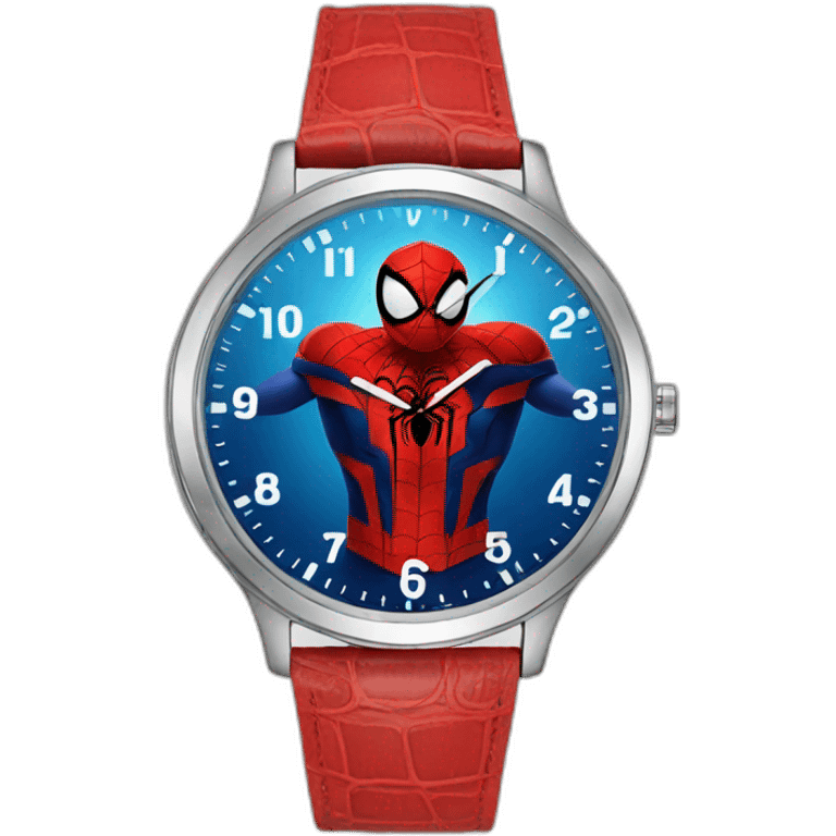 Spiderman watch  emoji