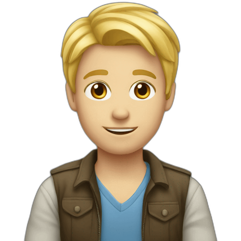 blond-hair-boy emoji