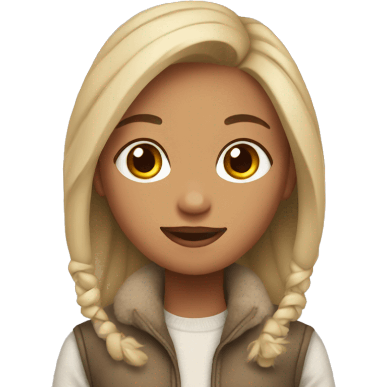 Girl with uggs emoji