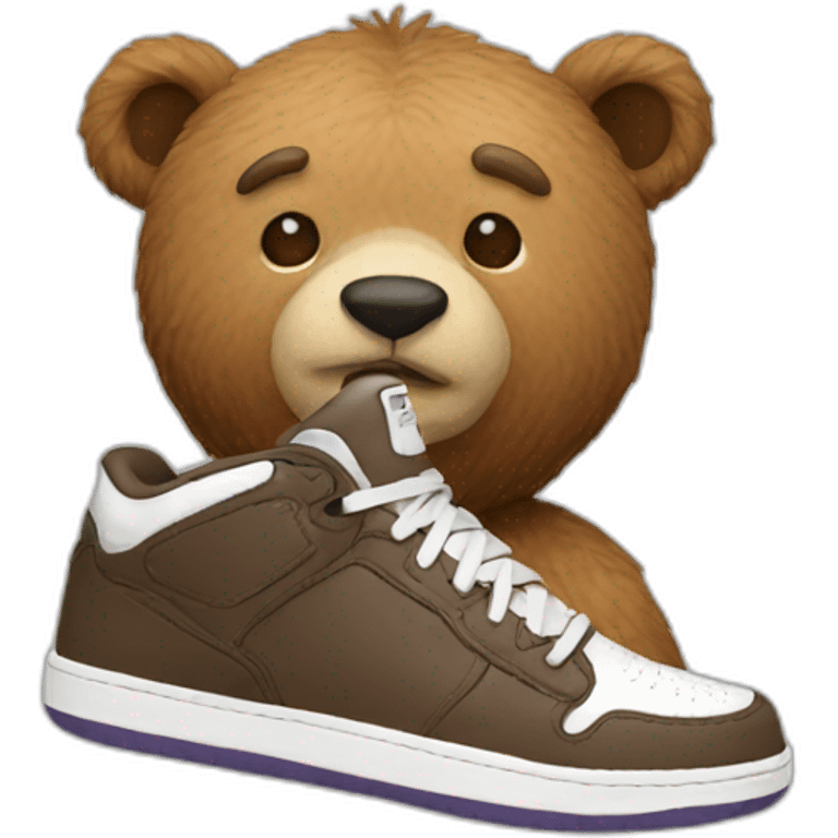 Bear Sneakerhead emoji