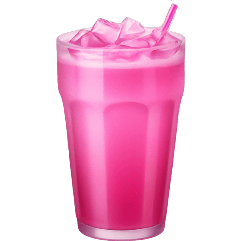 Pink drink emoji