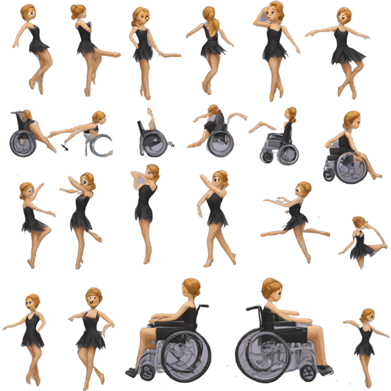 Wheelchair Dancer emoji