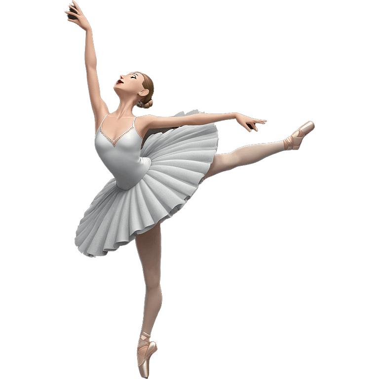 ballerina in elegant pose emoji