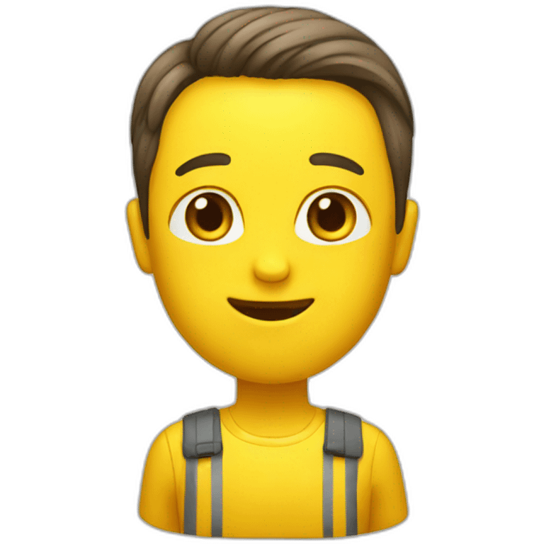 the number one in yellow emoji