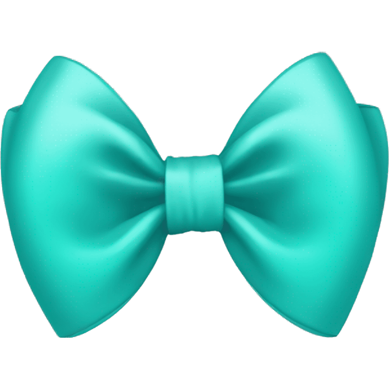 cyan bow emoji