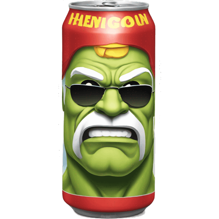 Hulk hogan beer can emoji