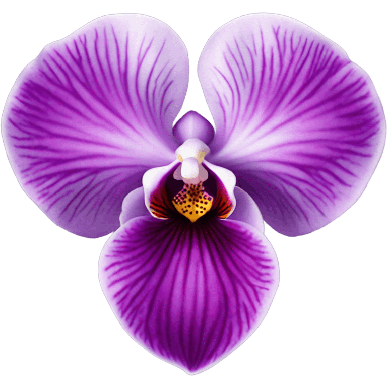 Orchid heart emoji