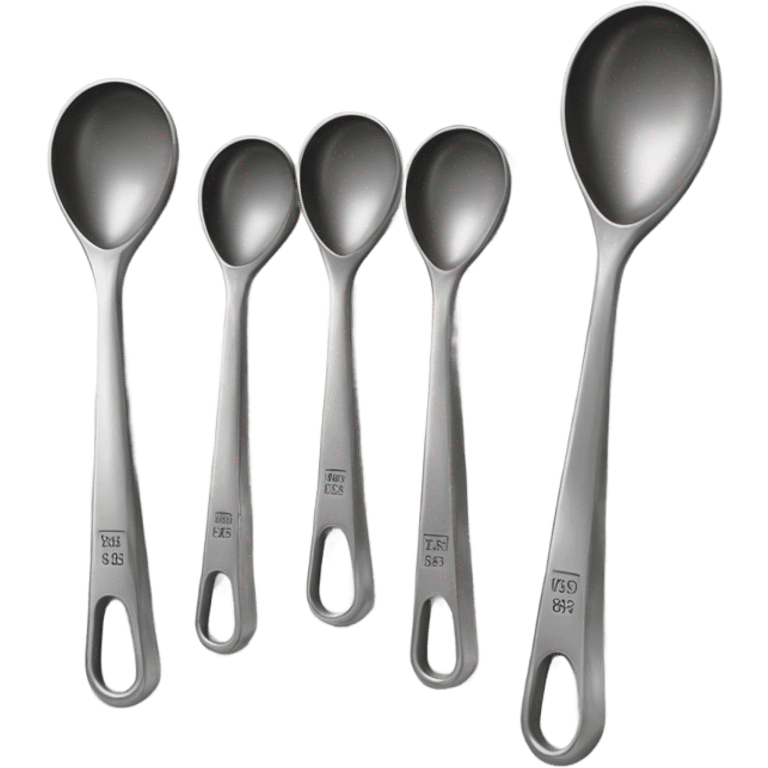 Measuring spoons on loop emoji