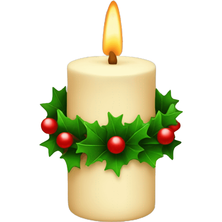 christmas candle emoji