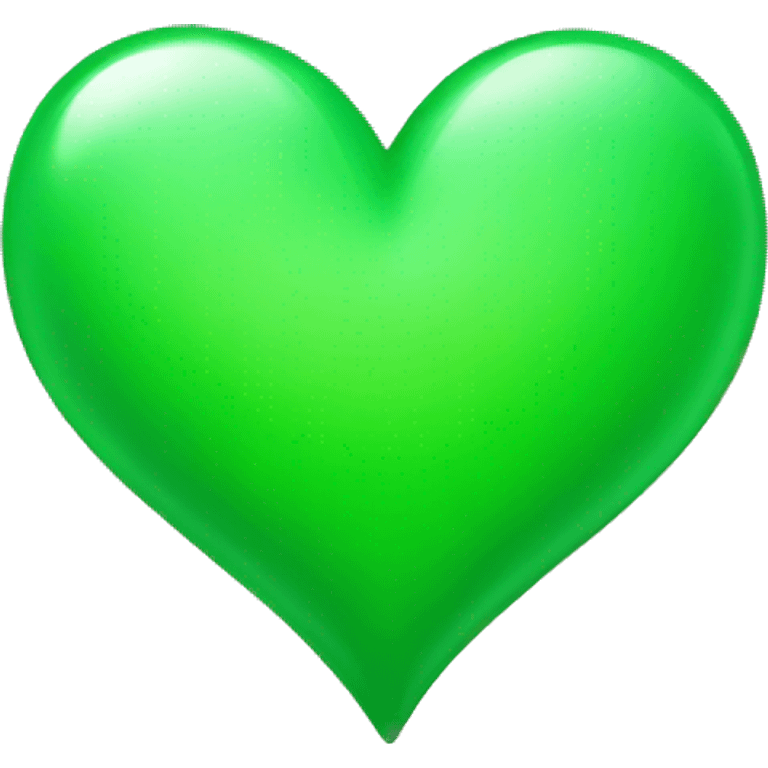 green heart emoji