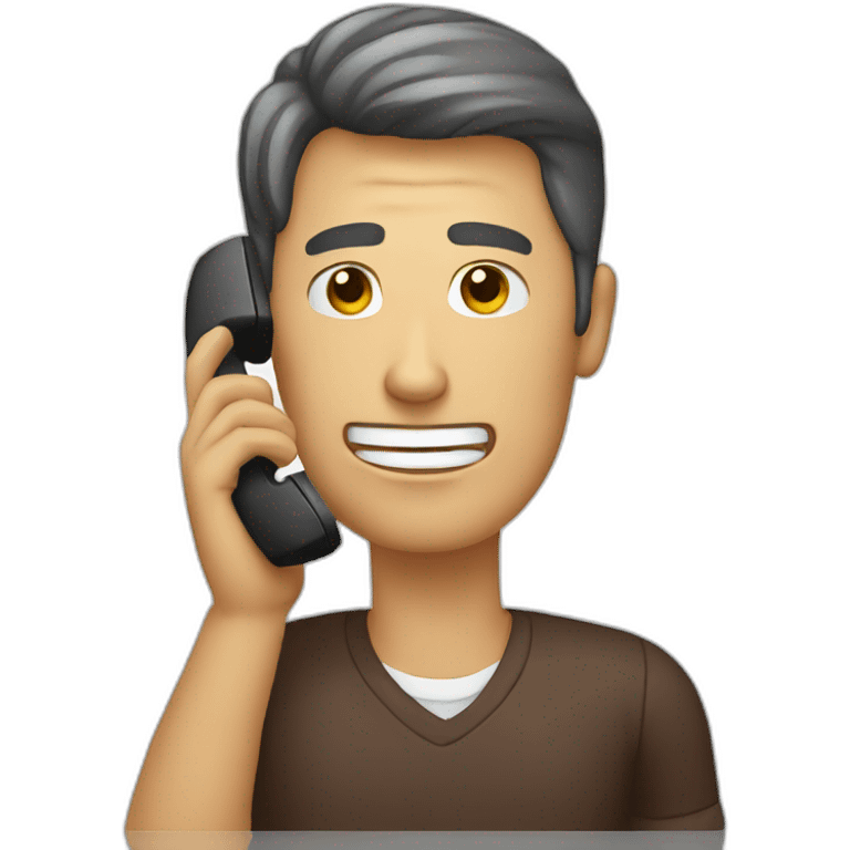 A PERSON TALKING ON THE PHONE emoji