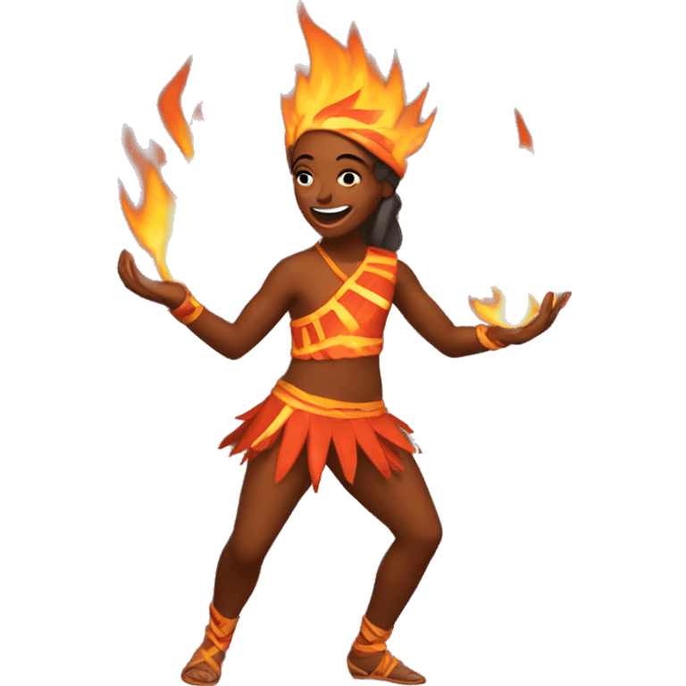 fire dancer emoji