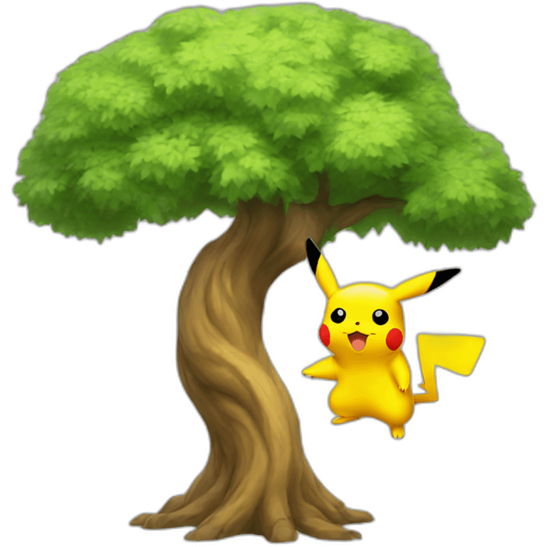 pikachu tree emoji