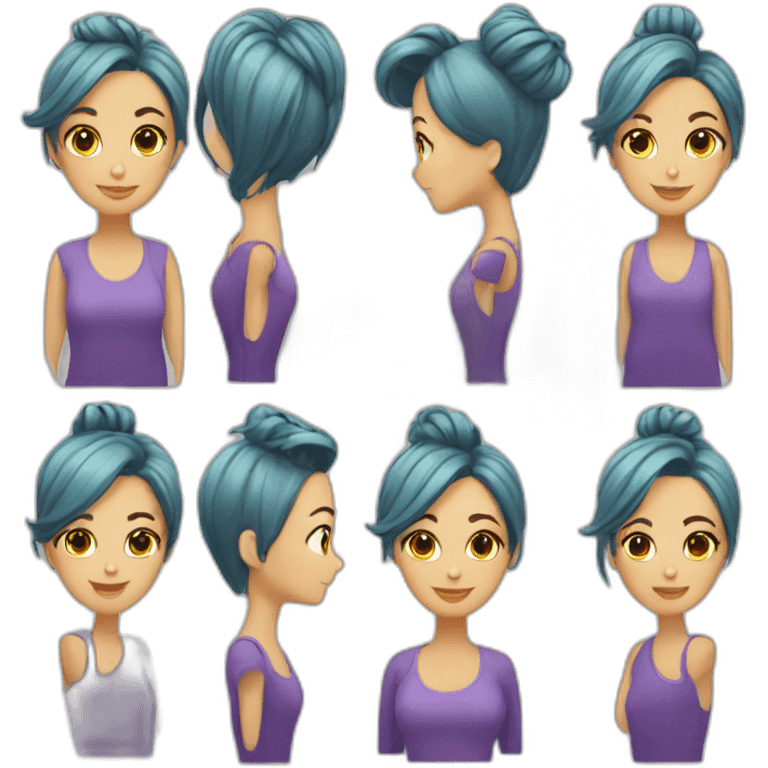 Hair salon emoji